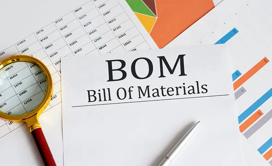 Bill of materials documents